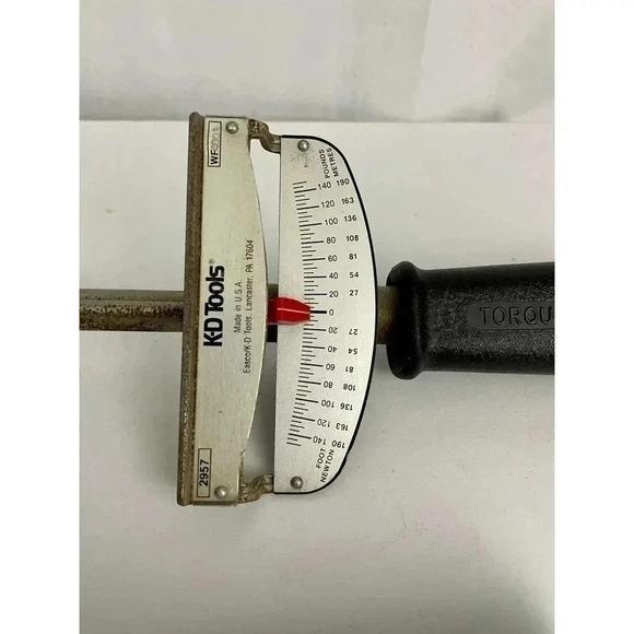 VTG K-D Tools Manual Torque Wrench K-D No. 2956 2957 LOT of 2 - Picture 4 of 9